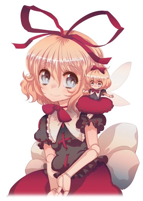 medicine melancholy and su-san (touhou) drawn by cream_(nipakupa)