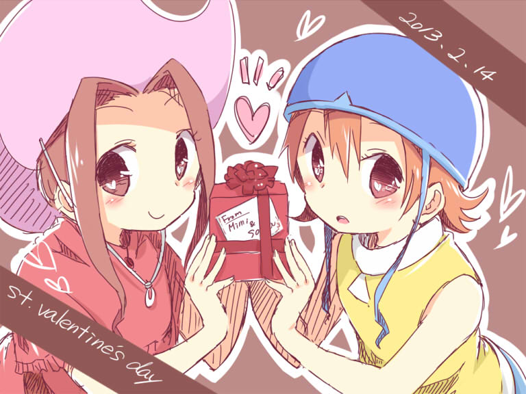 tachikawa mimi and takenouchi sora (digimon and 1 more) drawn by oosuzu_aoi