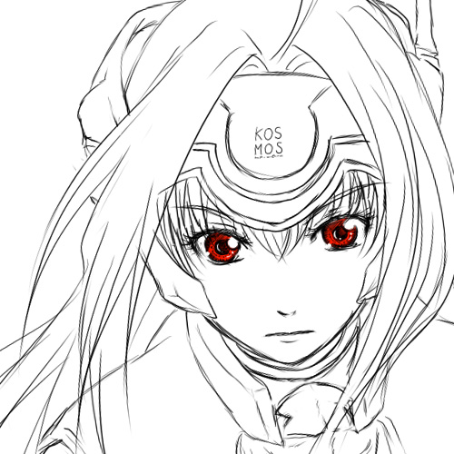 kos-mos (xenosaga and 1 more) drawn by sakura_(aoi5534)