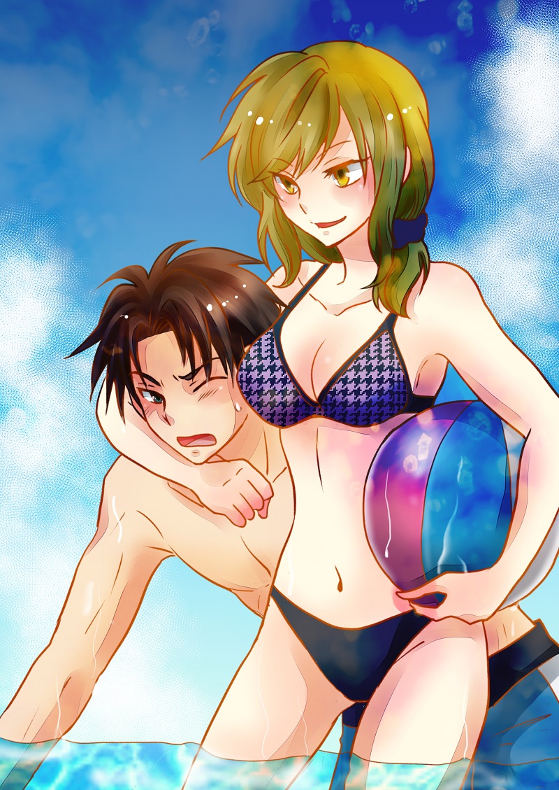 seo yuzuki and wakamatsu hirotaka (gekkan shoujo nozaki-kun) drawn by miiki_(kunkunmaru)