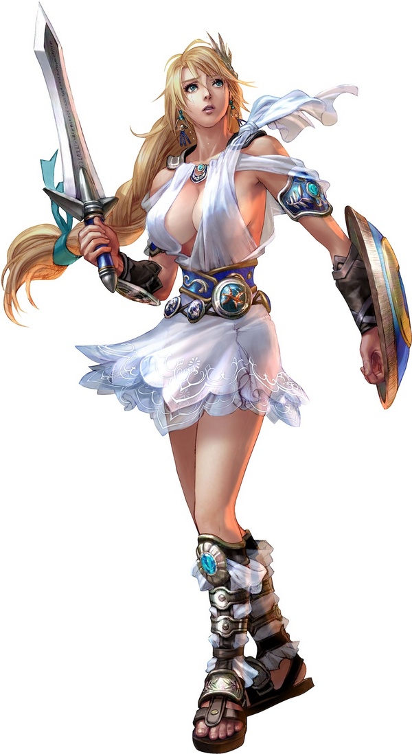 sophitia alexandra (soulcalibur and 1 more) drawn by kawano_takuji