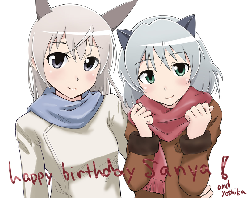 sanya v. litvyak and eila ilmatar juutilainen (world witches series and 1 more) drawn by suzushiro_nazuna