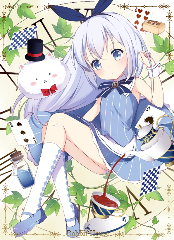 kafuu chino and tippy (gochuumon wa usagi desu ka? and 1 more) drawn by kikistark