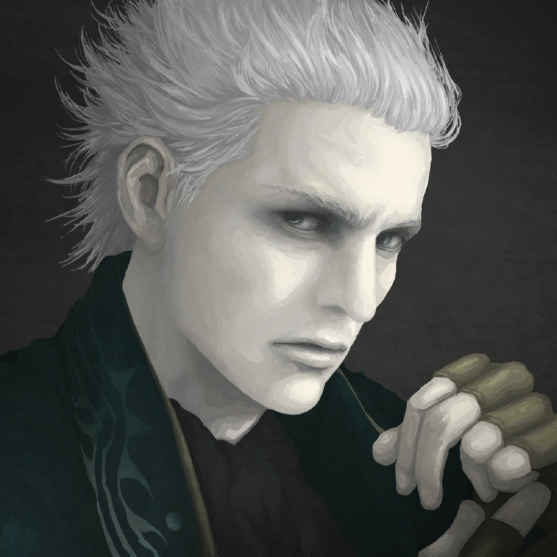 vergil (devil may cry and 1 more) drawn by teoft