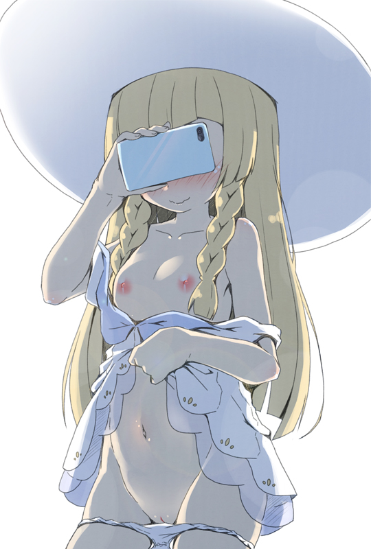 lillie (pokemon and 1 more) drawn by kago_no_tori