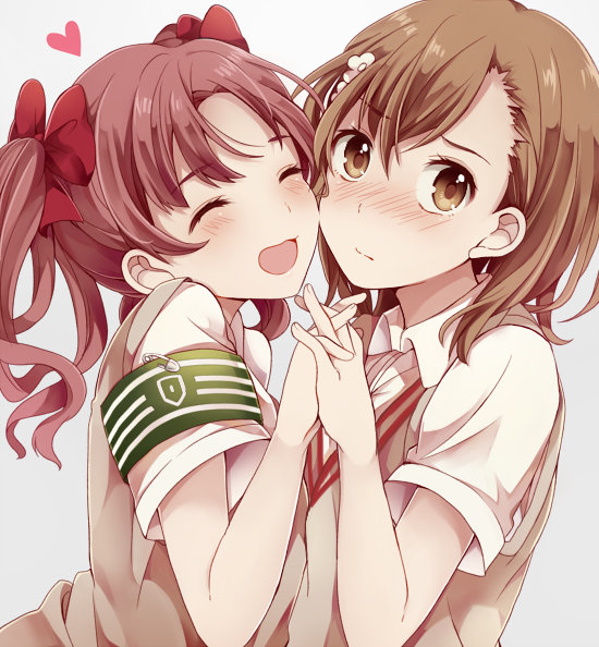 misaka mikoto and shirai kuroko (toaru majutsu no index and 1 more) drawn by choukou_koukyou_no_inagi