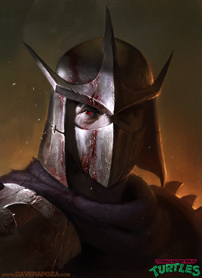 shredder (teenage mutant ninja turtles) drawn by dave_rapoza