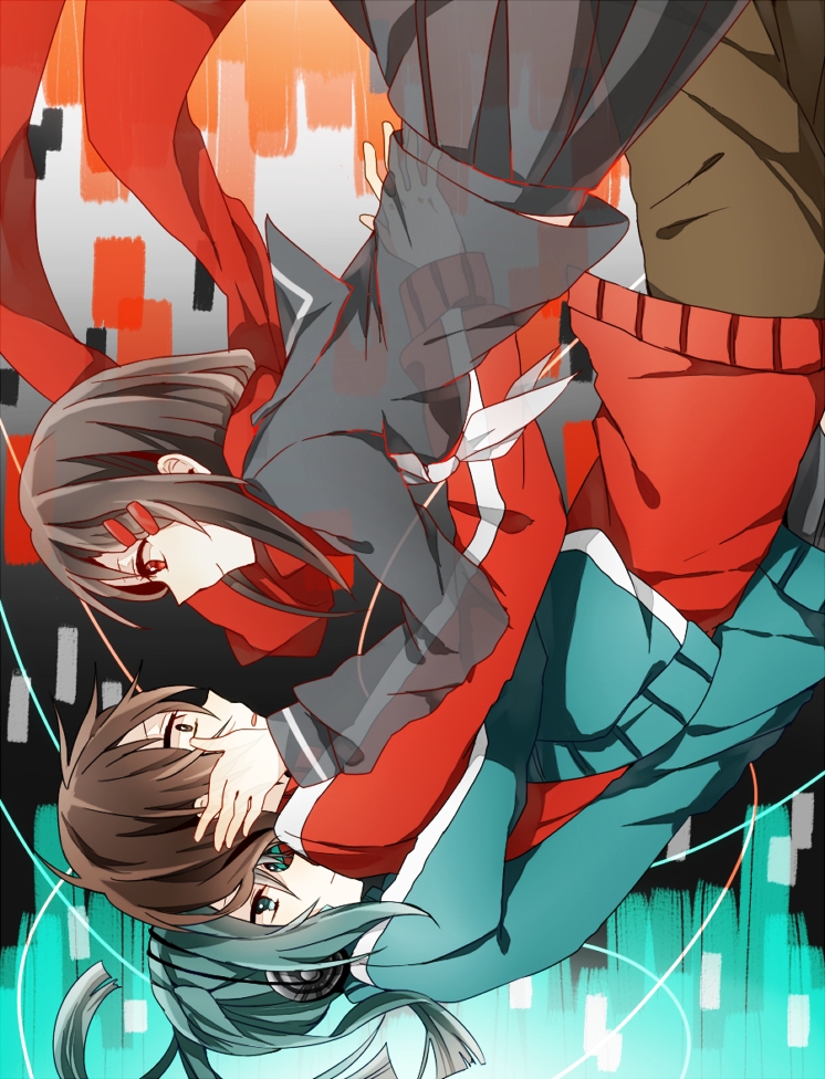 tateyama ayano, kisaragi shintarou, and ene (kagerou project) drawn by moi_(mo_i45)