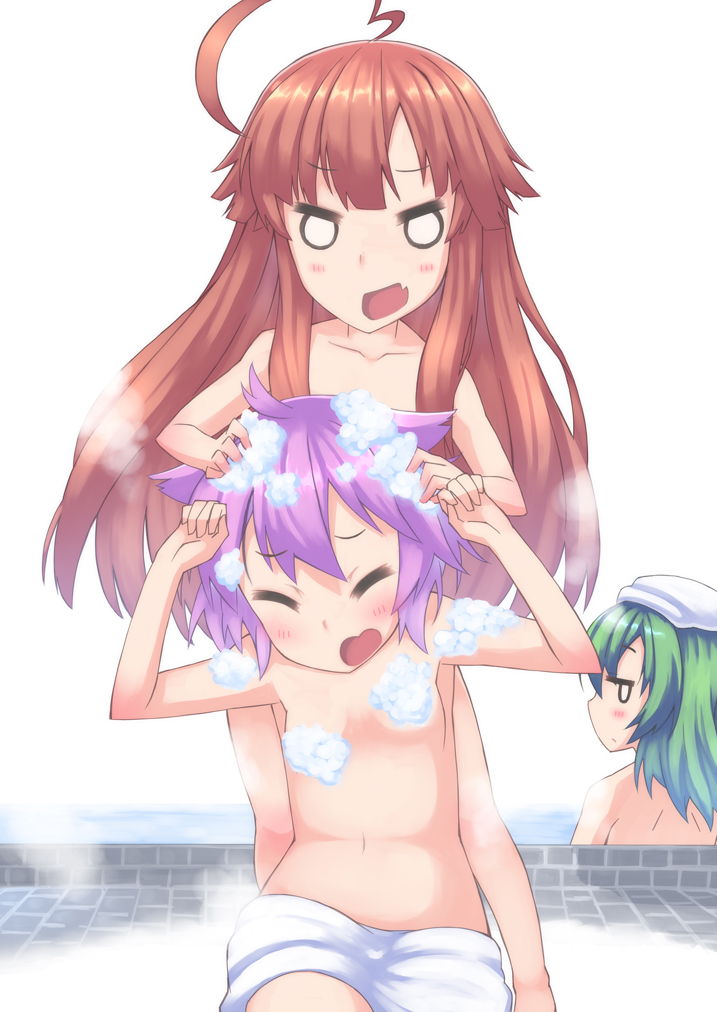 kiso, kuma, and tama (kantai collection) drawn by s_ibane