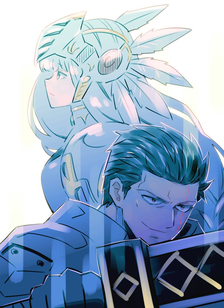 lenneth valkyrie and arngrim (valkyrie profile) drawn by tomo_(yukimikan)