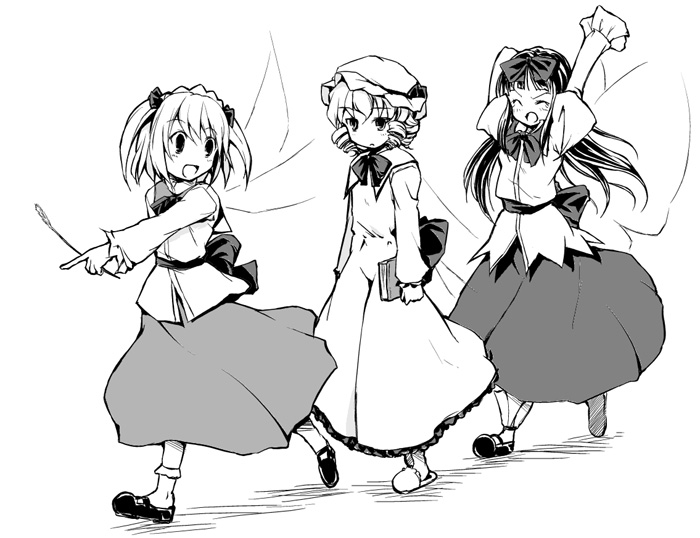 star sapphire, luna child, and sunny milk (touhou) drawn by takatsuki_tsukasa