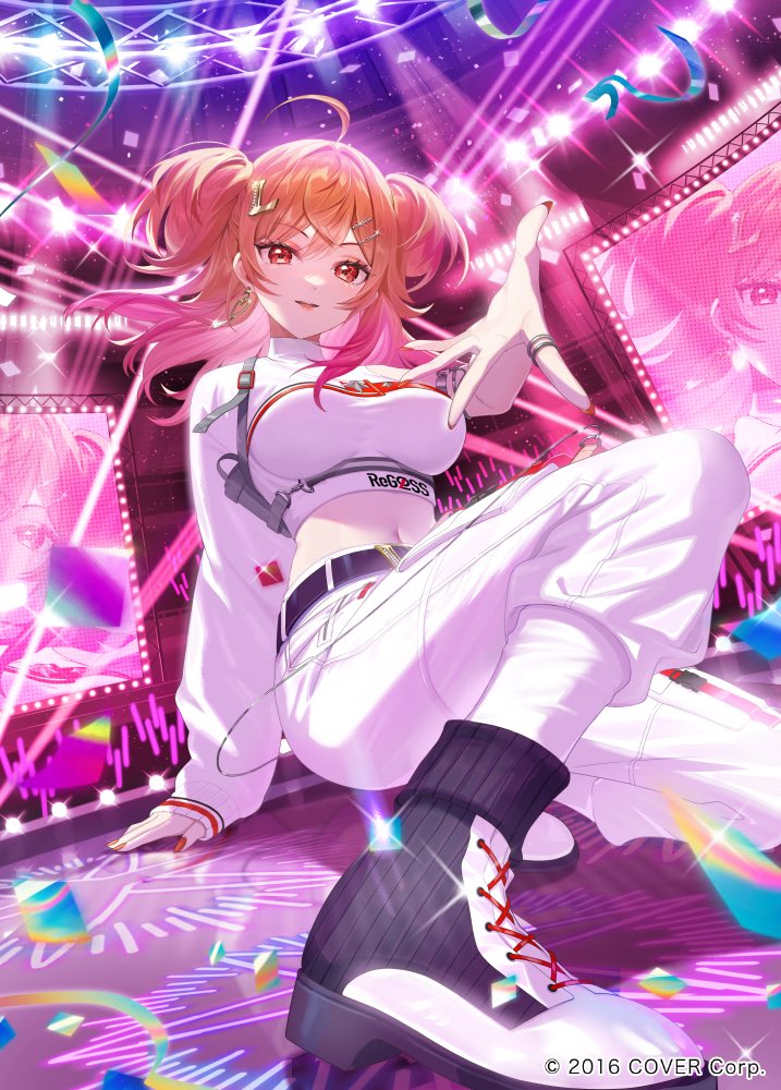 ichijou ririka (hololive and 1 more) drawn by pompocy