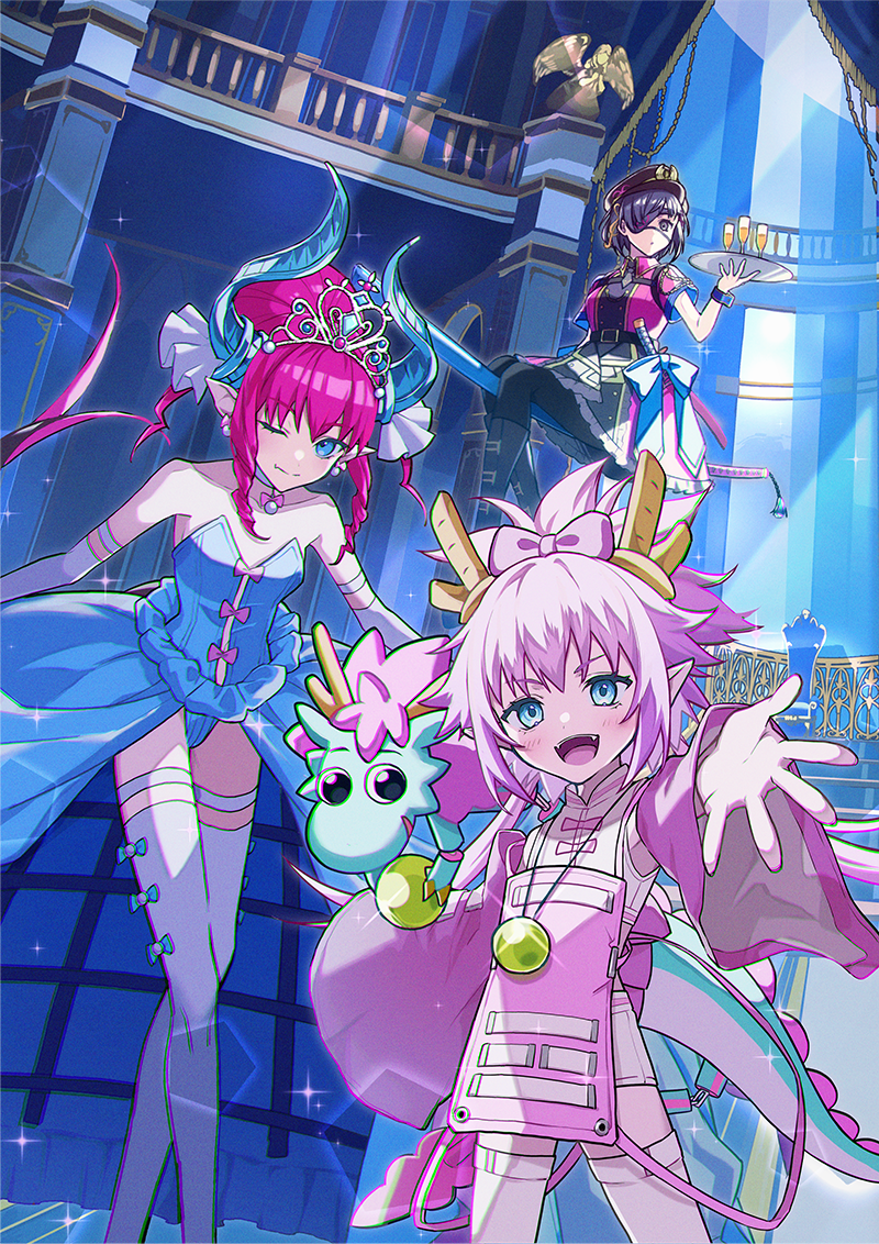 mysterious ranmaru x, elizabeth bathory, eliza the nine-tattooed dragon, and shi jin (fate and 1 more) drawn by fujikiri_yana