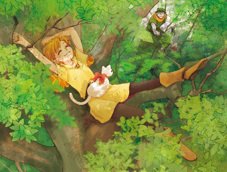 alena and clift (dragon quest and 1 more) drawn by meikousei