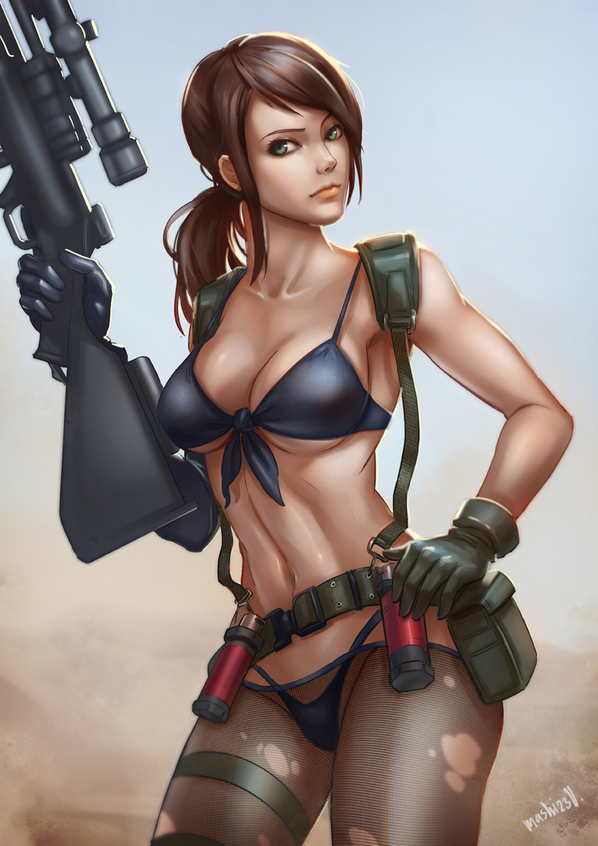 quiet (metal gear and 1 more) drawn by mashi2311