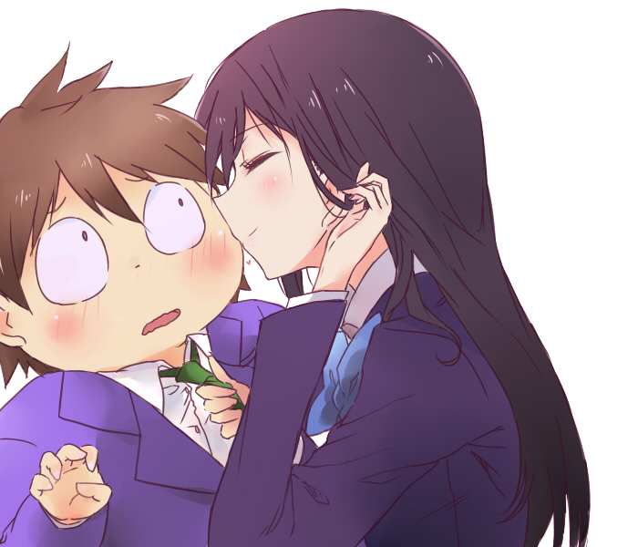 kuroyukihime and arita haruyuki (accel world) drawn by maromi_(am97)