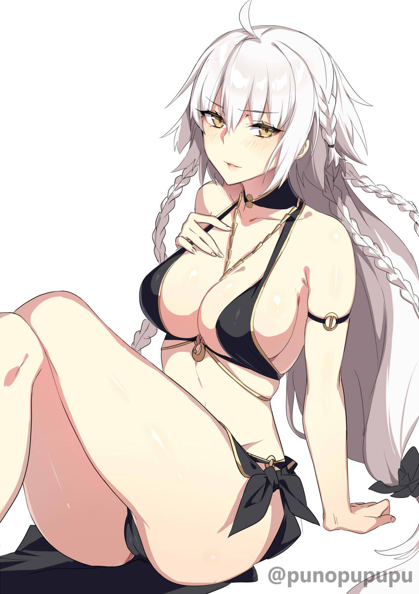 jeanne d'arc alter (fate and 1 more) drawn by puuzaki_puuna
