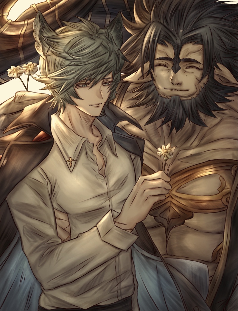 nehan and mugen (granblue fantasy) drawn by muramitsu_(d3jgv)