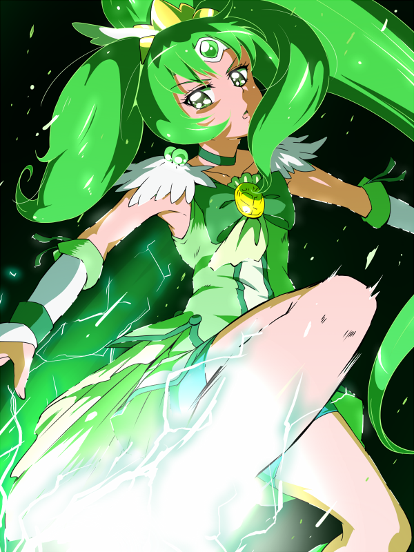 midorikawa nao and cure march (precure and 1 more) drawn by tj-type1