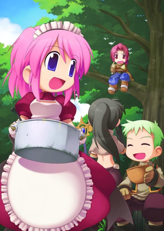 mage, merchant, archer, and riria (ragnarok online and 1 more) drawn by yuichirou