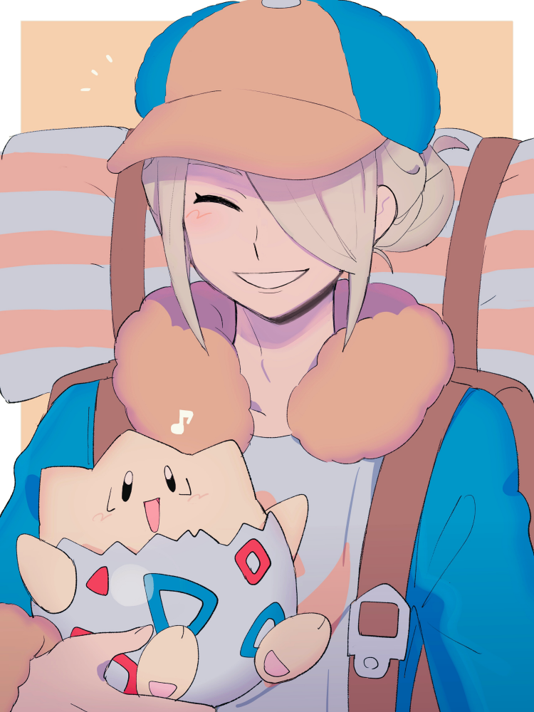 volo and togepi (pokemon and 1 more) drawn by a_(poipiku_325815)