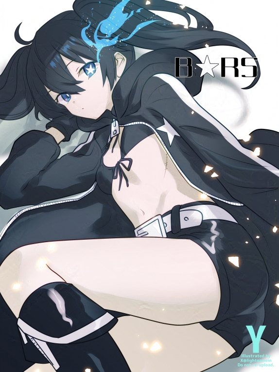 black rock shooter (black rock shooter) drawn by takasaka_light