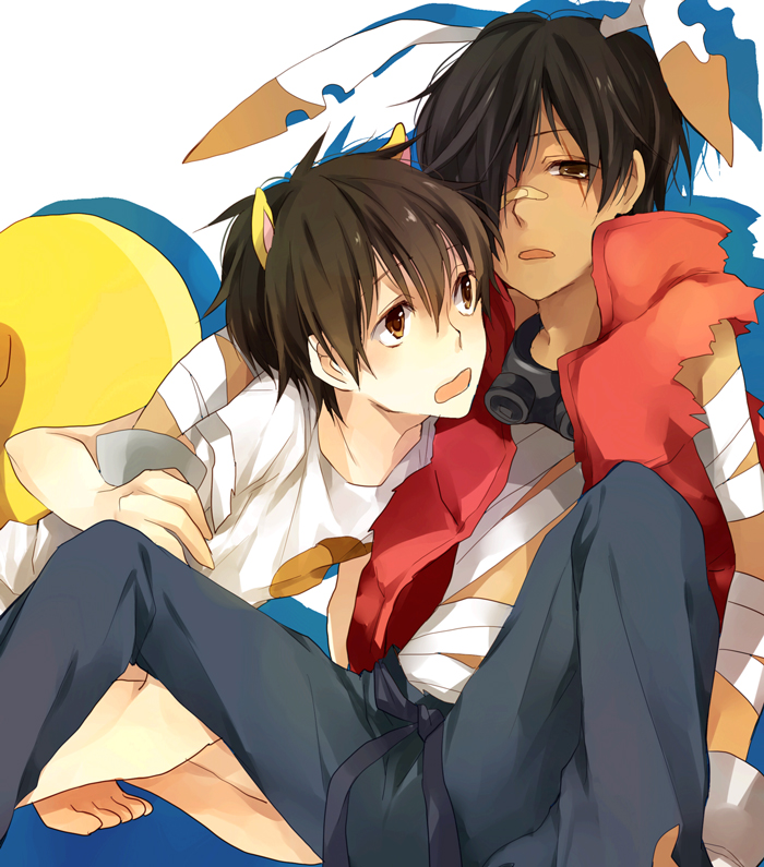 ikezawa kazuma and koiso kenji (summer wars) drawn by yuzuki_karu