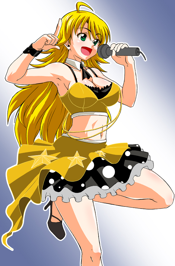 hoshii miki (idolmaster and 1 more) drawn by rikumoto_yoshiyuki