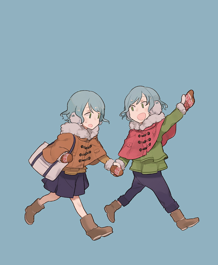 hikawa sayo and hikawa hina (bang dream!) drawn by glider_(guraida)