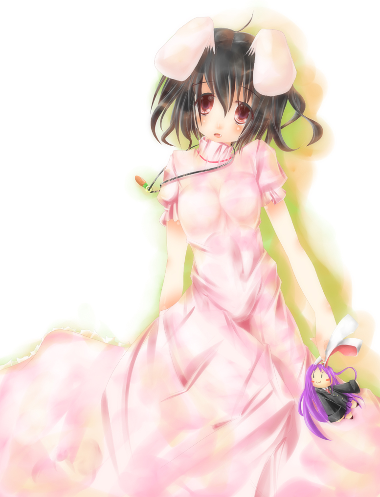 reisen udongein inaba and inaba tewi (touhou) drawn by sugiyuu