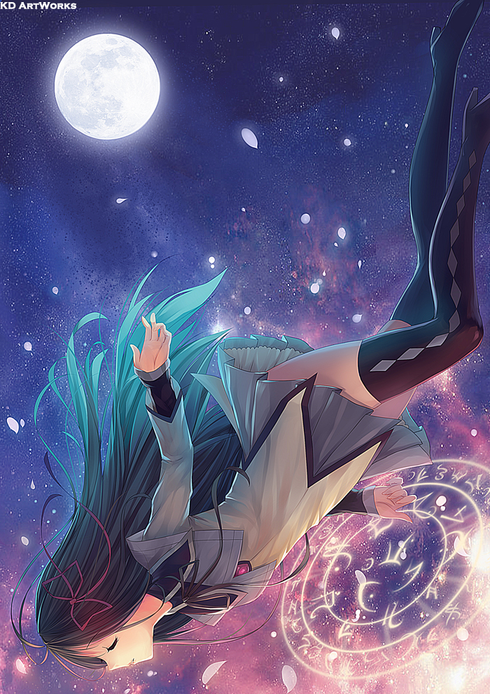 akemi homura (mahou shoujo madoka magica) drawn by caidychen