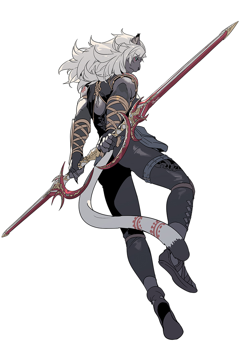 warrior of light and viper (final fantasy and 1 more) drawn by byuub