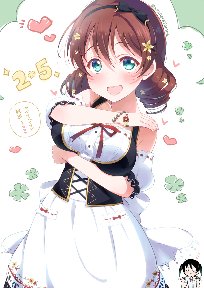 takasaki yu and emma verde (love live! and 2 more) drawn by kitahara_tomoe_(kitahara_koubou)