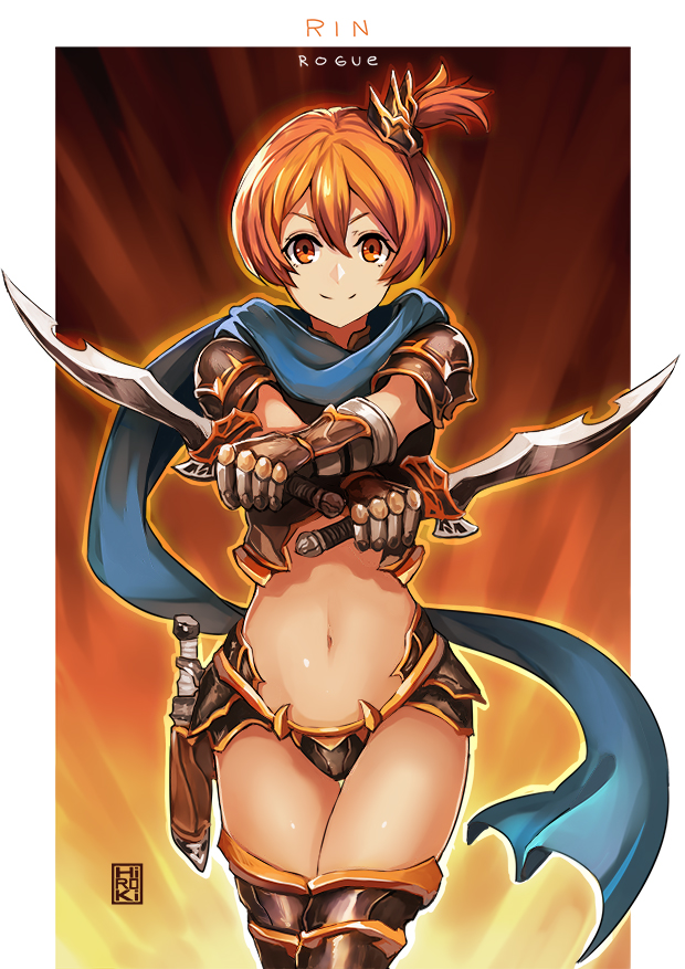 hoshizora rin (love live! and 1 more) drawn by hiroki_(hirokiart)