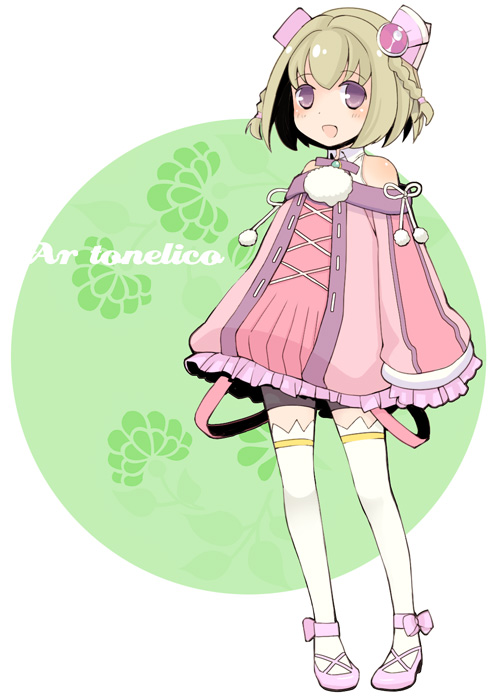 saki (ar tonelico and 1 more) drawn by masto