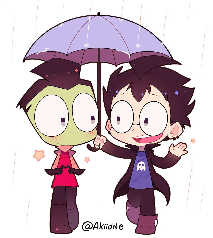 zim and dib (invader zim and 1 more) drawn by yoyochaan