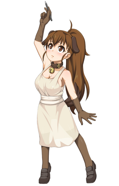 taneshima popura (working!!) drawn by caryo and midori_boushi