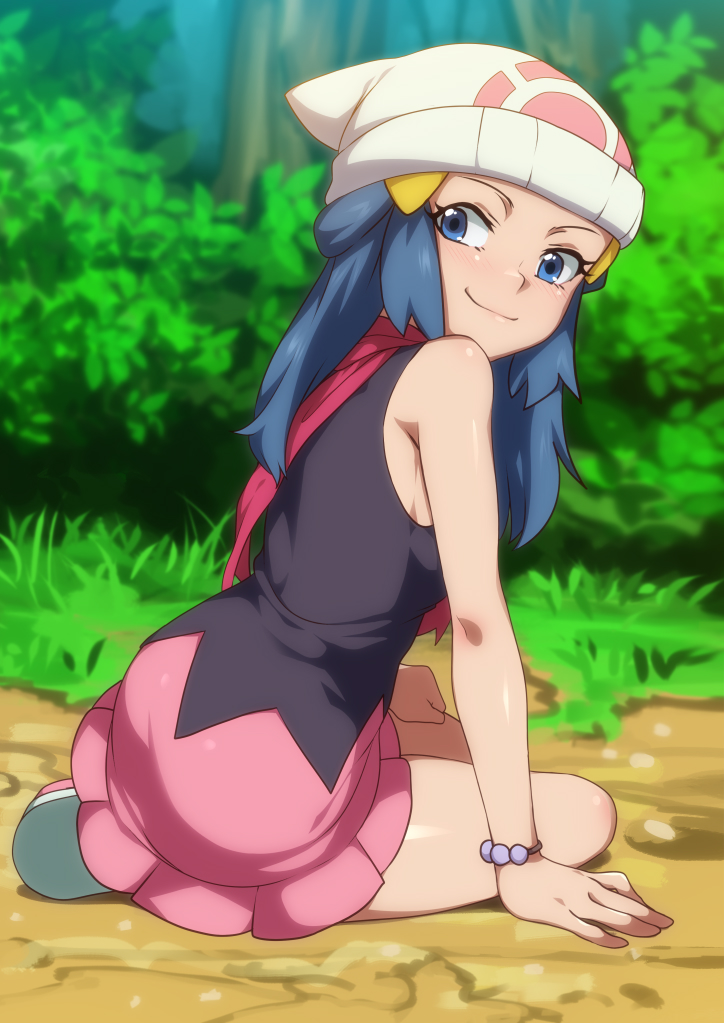 dawn (pokemon and 1 more) drawn by jcm2