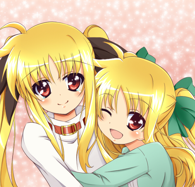 fate testarossa and alicia testarossa (lyrical nanoha and 2 more) drawn by yorousa_(yoroiusagi)