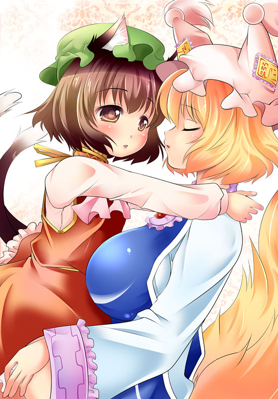yakumo ran and chen (touhou) drawn by takamoto_akisa