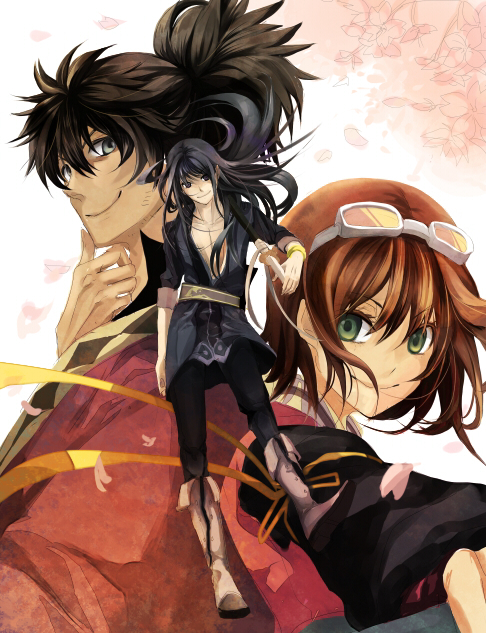 yuri lowell, rita mordio, and raven (tales of and 1 more) drawn by chia