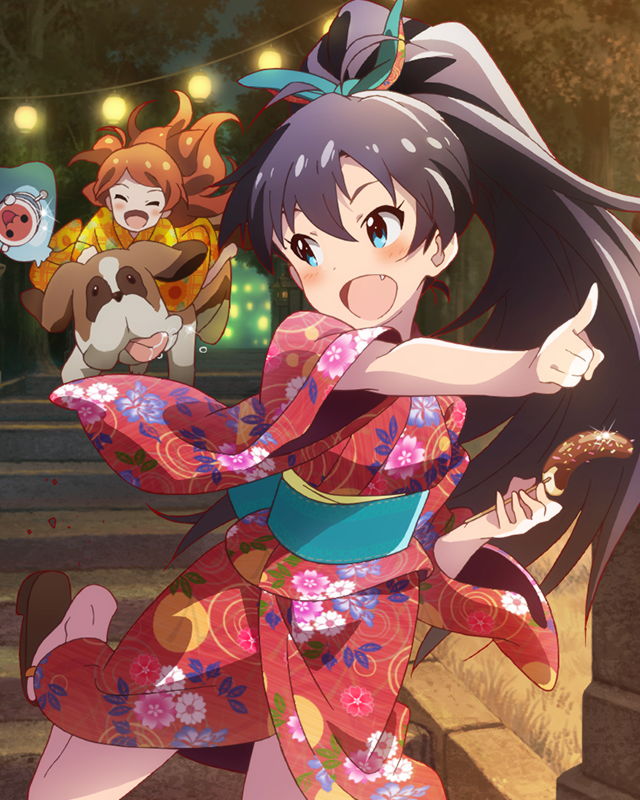ganaha hibiki, ogami tamaki, wada don, and inumi (idolmaster and 2 more)