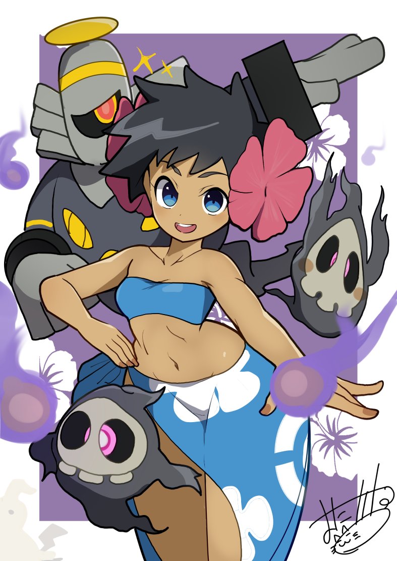 duskull, dusknoir, and phoebe (pokemon and 1 more) drawn by mituyota_76