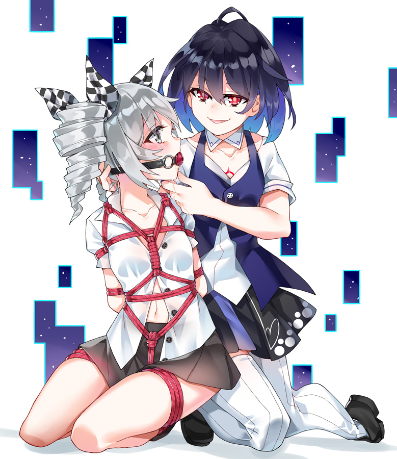 bronya zaychik, seele vollerei, and seele (honkai and 1 more) drawn by ginklaga
