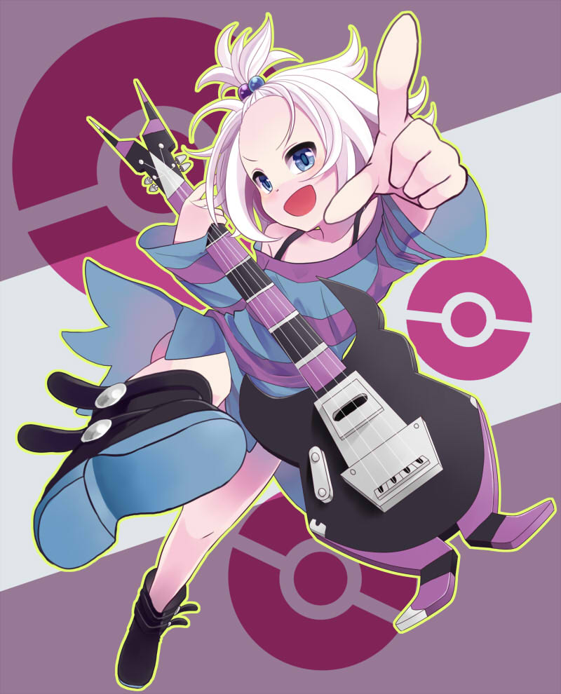 roxie (pokemon and 1 more) drawn by sasamaru_chimaki