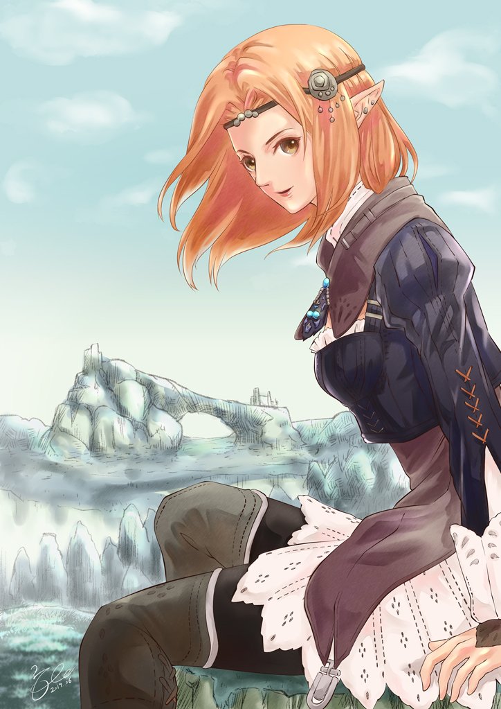 ulmia (final fantasy and 1 more) drawn by morere