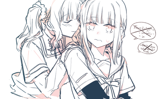 tamaki iroha and futaba sana (mahou shoujo madoka magica and 1 more) drawn by hatyo