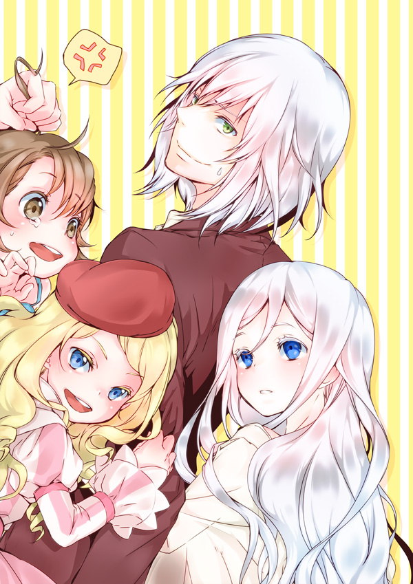 last order, kakine teitoku, fremea seivelun, beetle 05, and fraulein kreutune (toaru majutsu no index and 1 more) drawn by kadaka_(9m)
