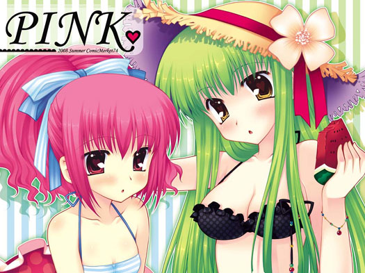 c.c. and anya alstreim (code geass) drawn by araiguma