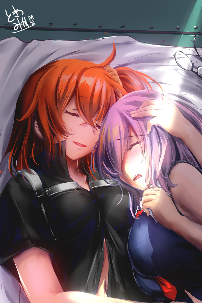 mash kyrielight and fujimaru ritsuka (fate and 1 more) drawn by kimura_shuuichi